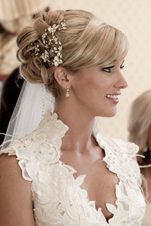 35 Elegant Wedding Hairstyles For Medium Hair Haircuts