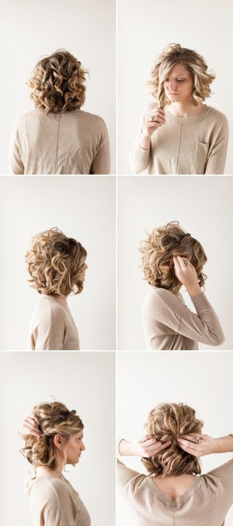 updo-hairstyle-for-short-curly-hair