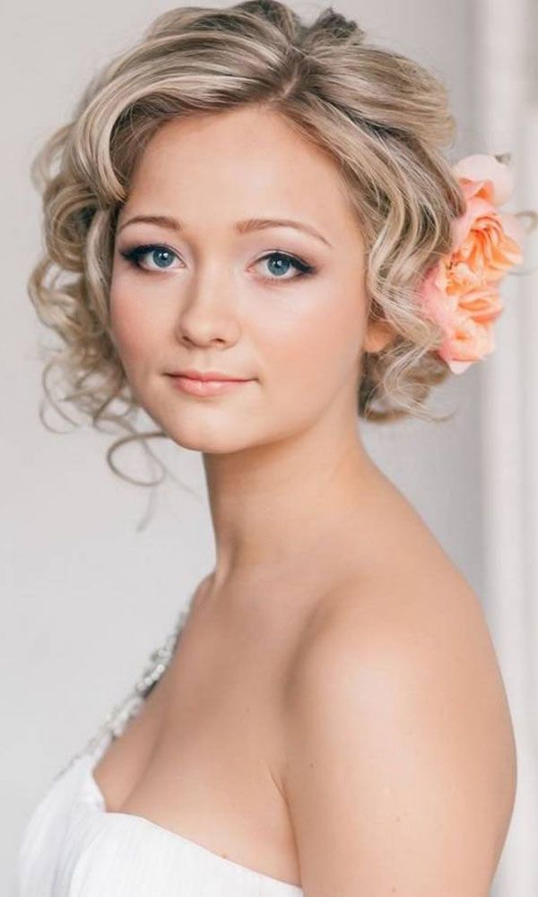 23 Most Glamorous Wedding Hairstyle For Short Hair Haircuts 