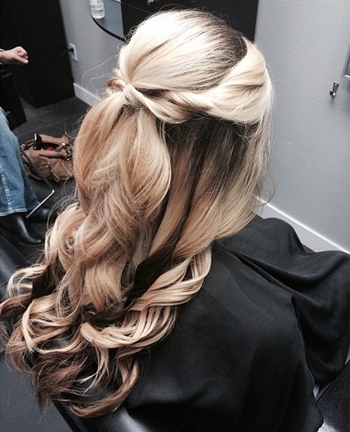 Curled Balayage Hairstyles