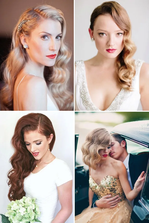 Wedding Hairstyles with Waves