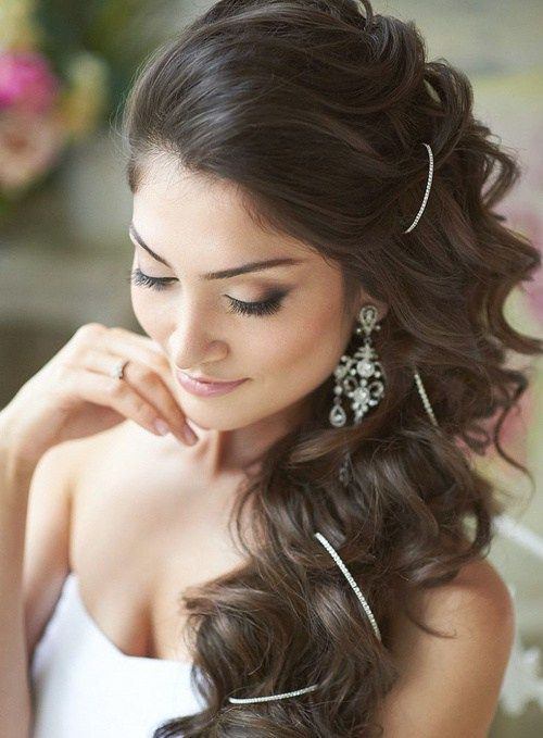 Side Down do Wedding Hairstyle