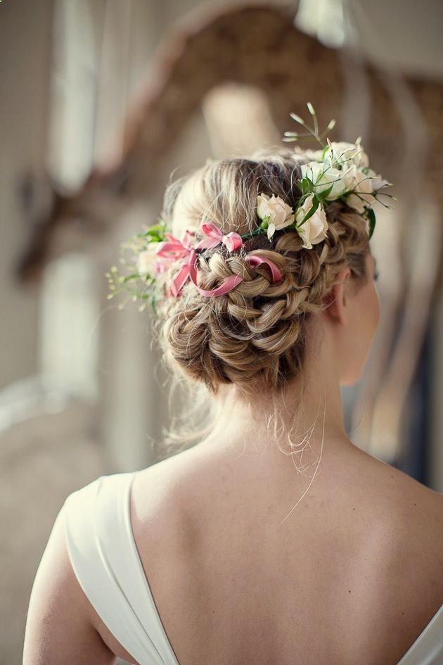 Updo with Flowers