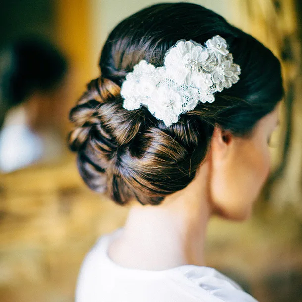 Wedding Updos for Long Thick Hair