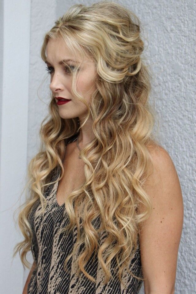 Long Curly Updo