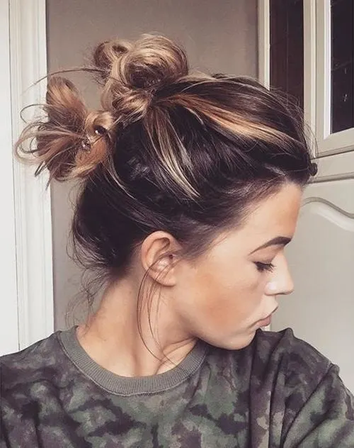 Double Knot Messy Updo
