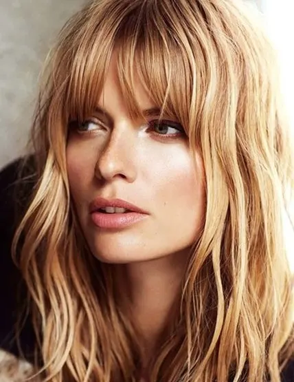 Layered Hairstyles with Short Bangs
