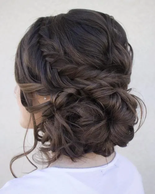 Loose Low Updo