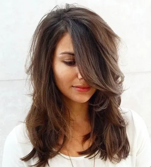 Medium Wavy Hairstyle with Layers
