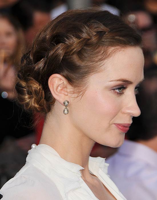 Side Braided Updo