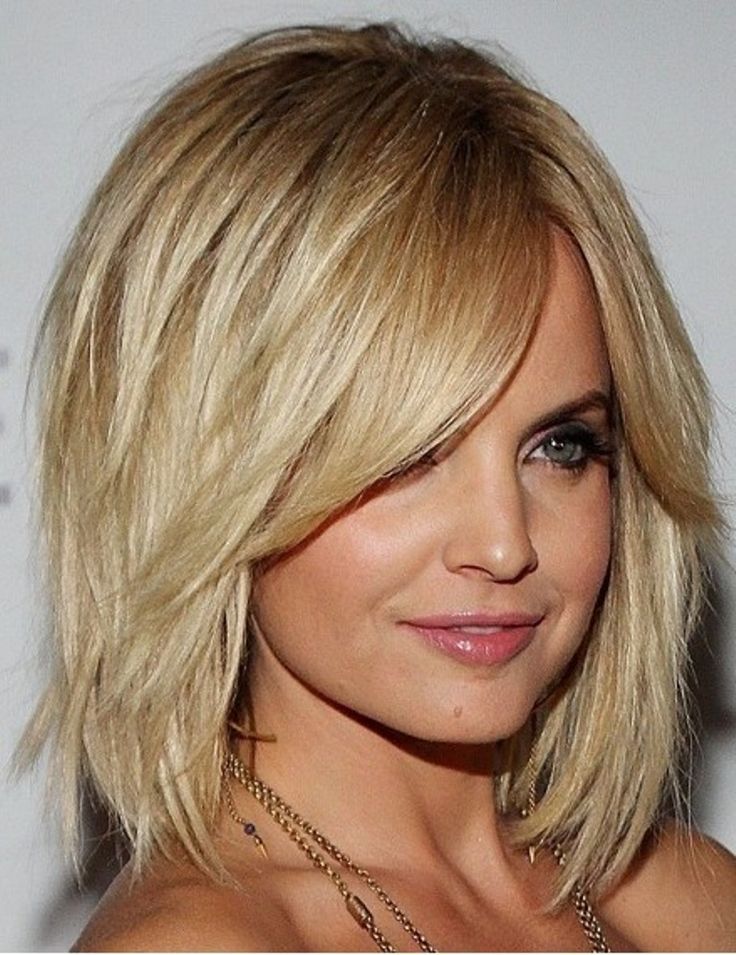 Layered Blonde Bob