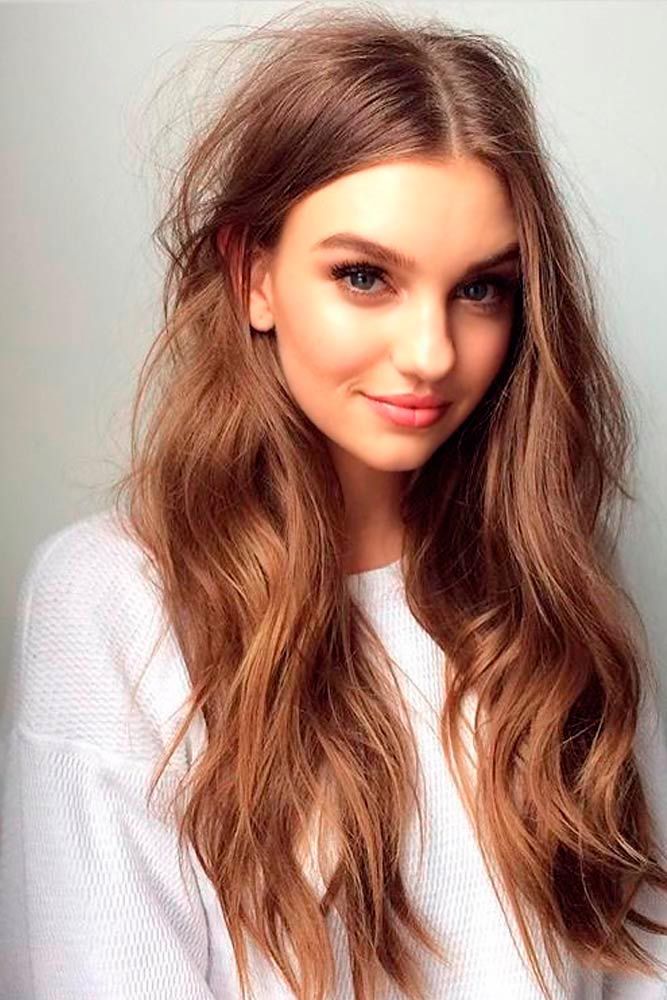 Messy Long Wavy Hairstyle