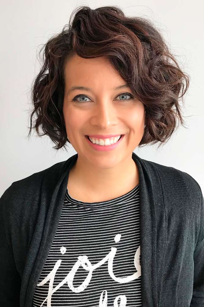 Curly Wavy Short Bob