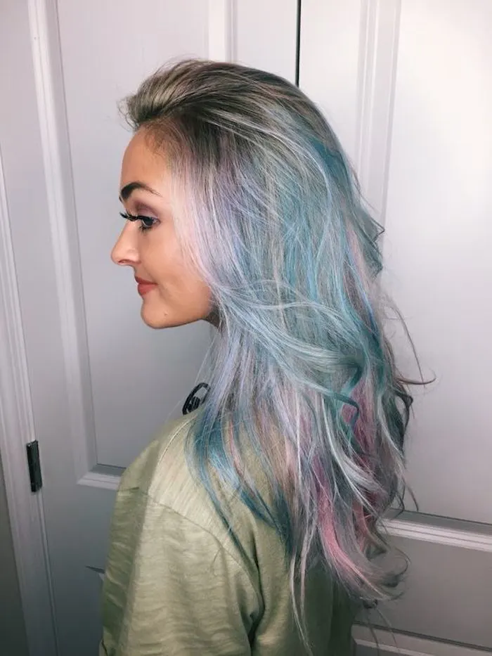 Holographic Silver Hair