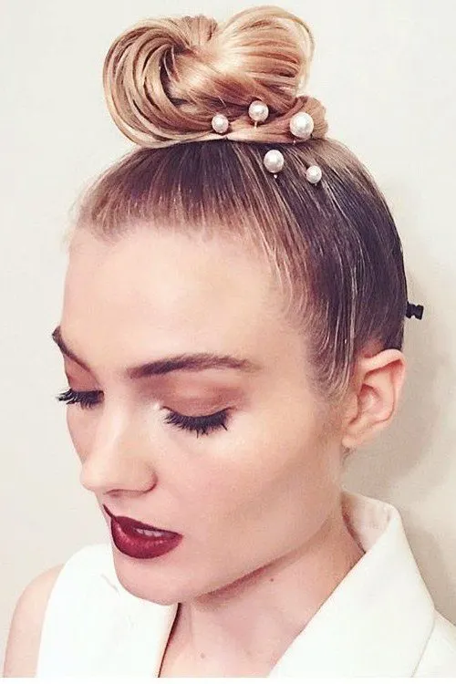 Topknot Hairstyle for Prom