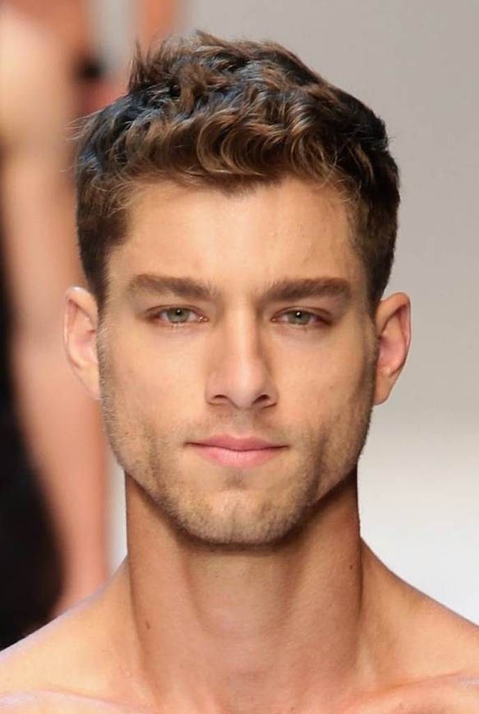 curly hair mens short