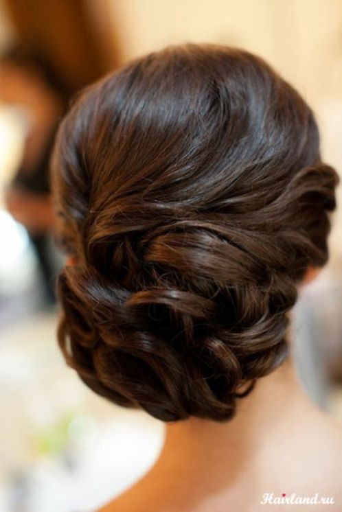 Updo with Pinned Curls