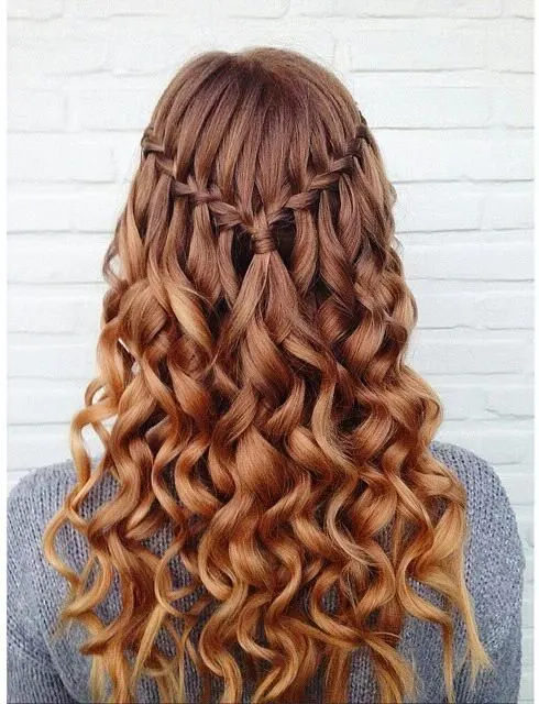 Let my teenager show you how to do a waterfall twist braid on yourself.  It's fast and easy and looks so pretty! BabesInHairland.com | hair |  hairstyle | braid | - Babes In Hairland