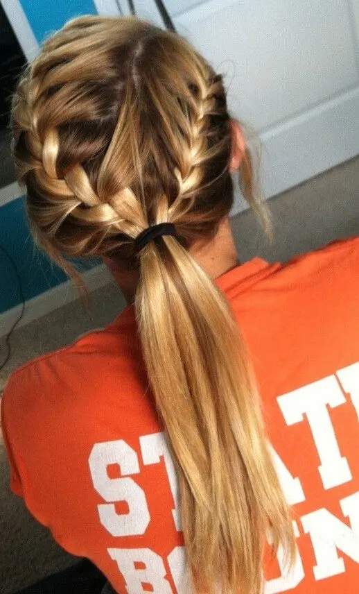 French Braid Ponytail