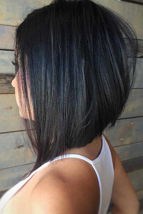 Long Black Bob