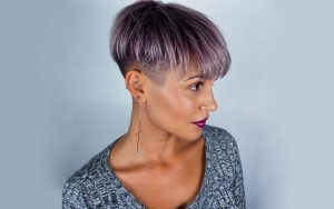 Funky Short Hairstyle with Undercut