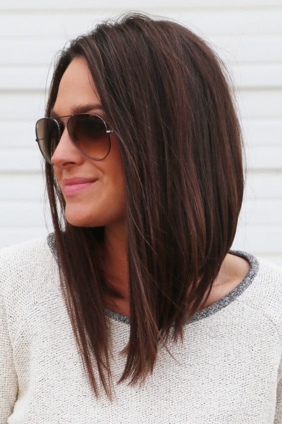 Angled Straight Bob