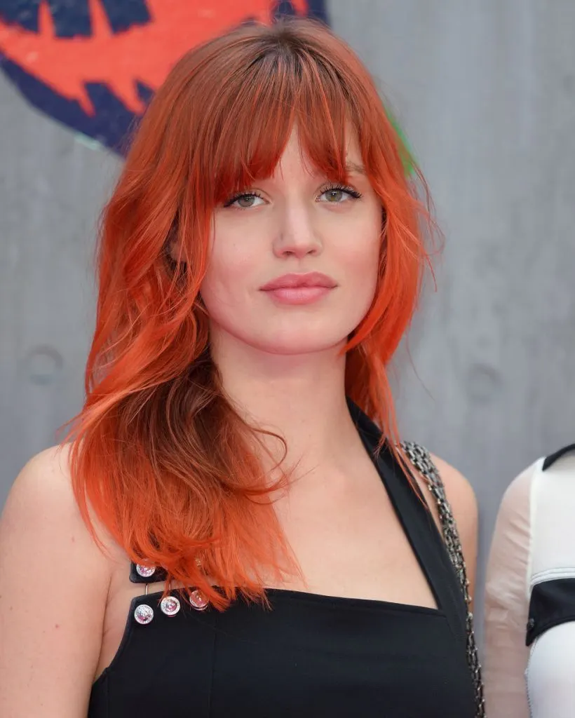 Red Hair with Graded Fringe