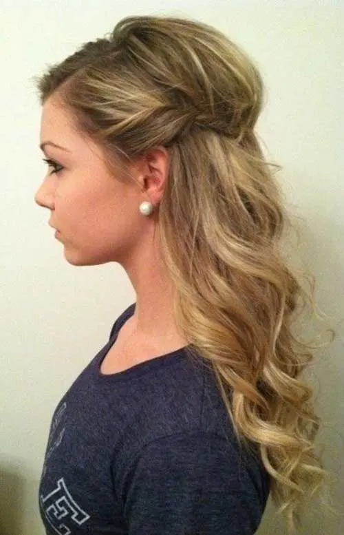 Medium Hairstyle with Curls