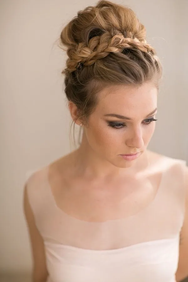 High Bun with Braid