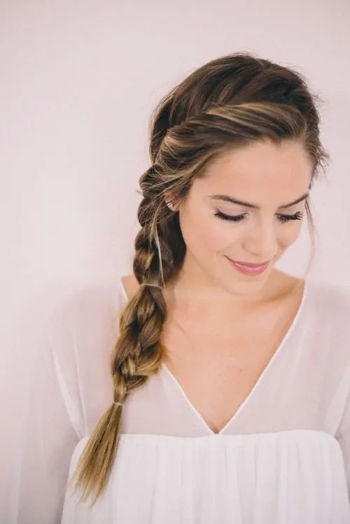 Side Braided Hairstyle