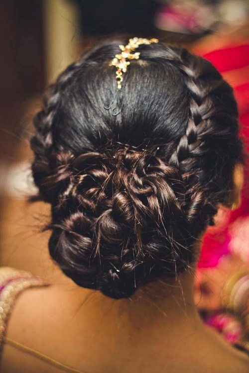 Updo with Braids and Twists