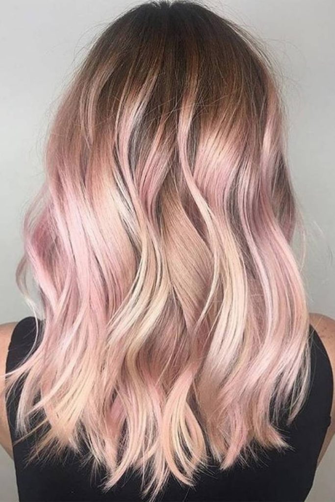 Rose Gold Hair Color