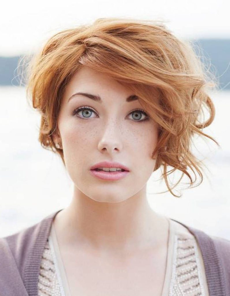 Side Swept Short Hairstyles