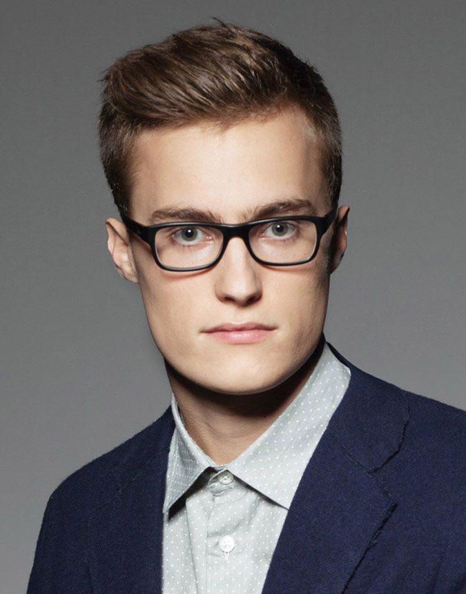 Men's Hairstyles with Glasses