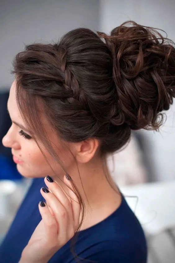 Bun Hairstyle for Prom