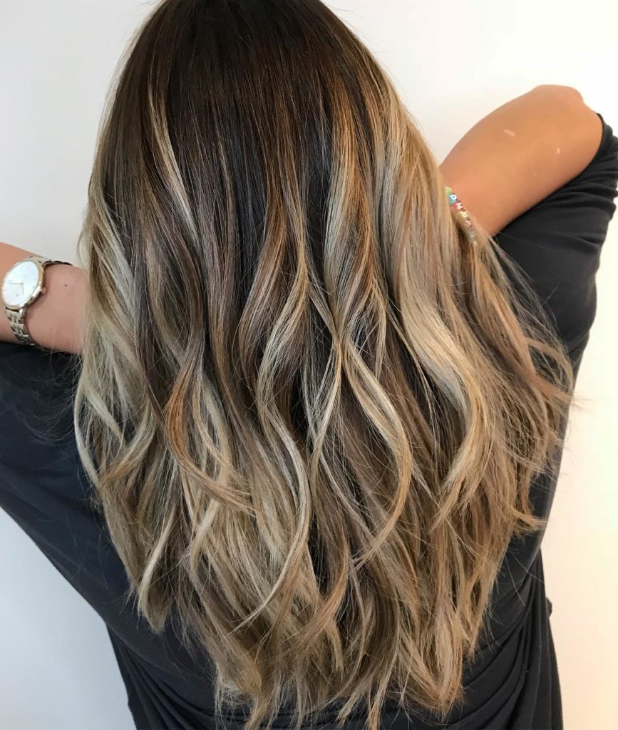 Layered Balayage Hairstyle