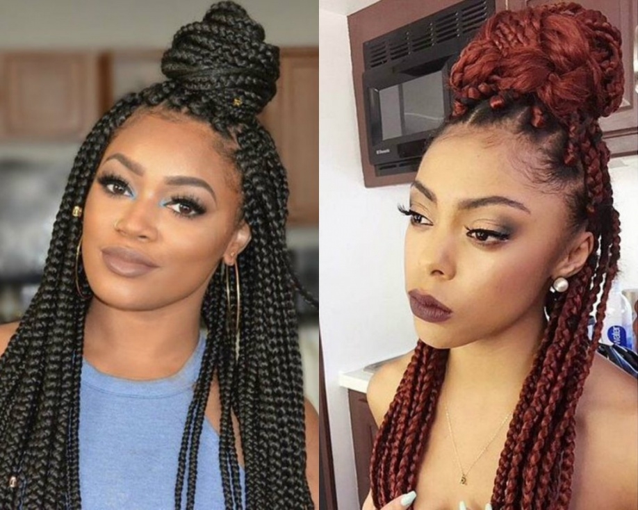 40 Most Beautiful Box Braid Hairstyles To Style Right Now