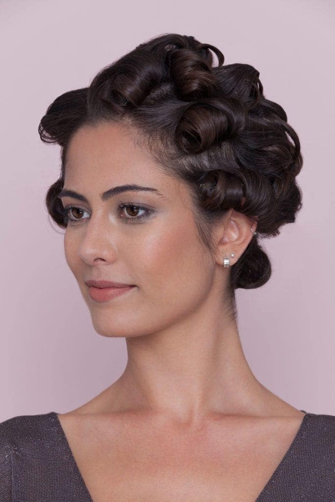 23. Tight Pin Curls