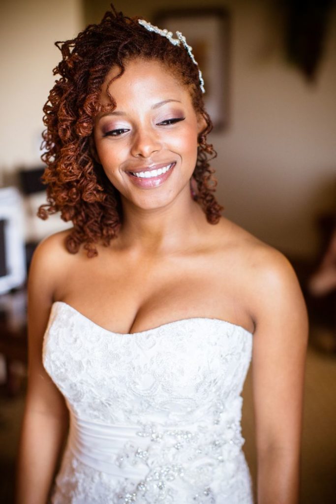 8. Curly Wedding Hairstyle