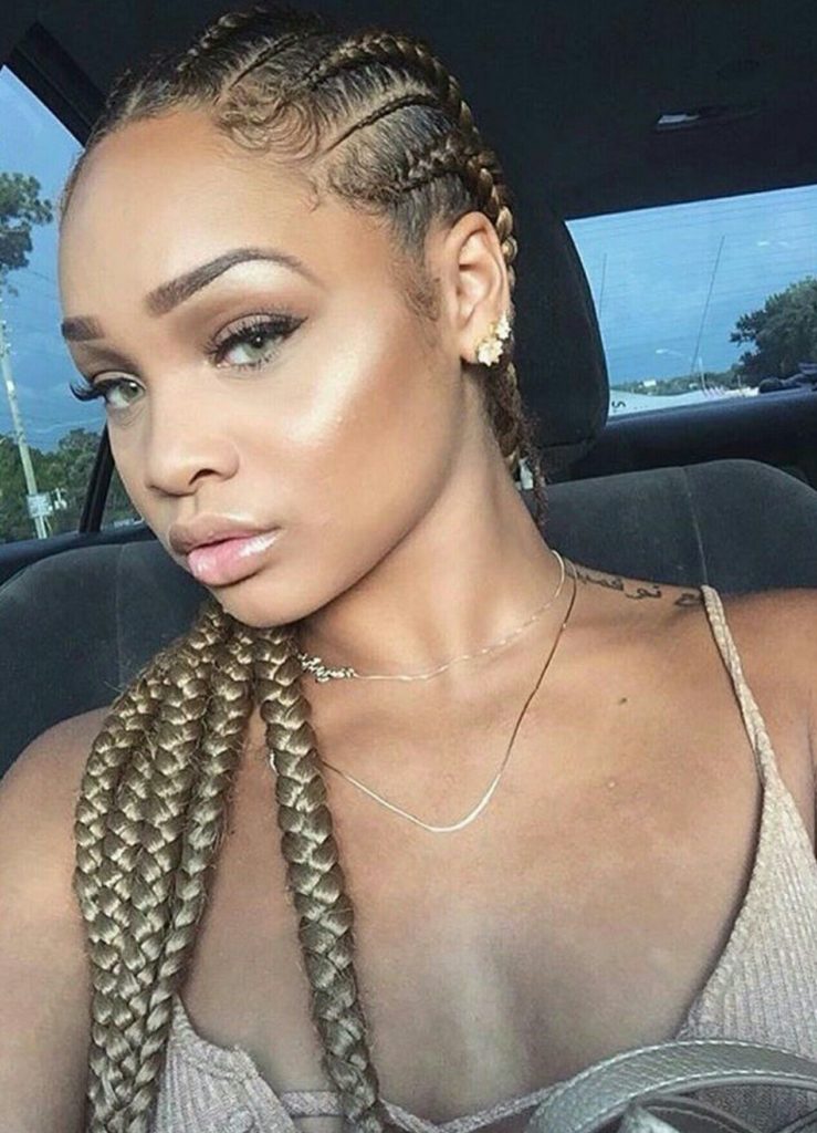 Goddess Braids Hairstyles