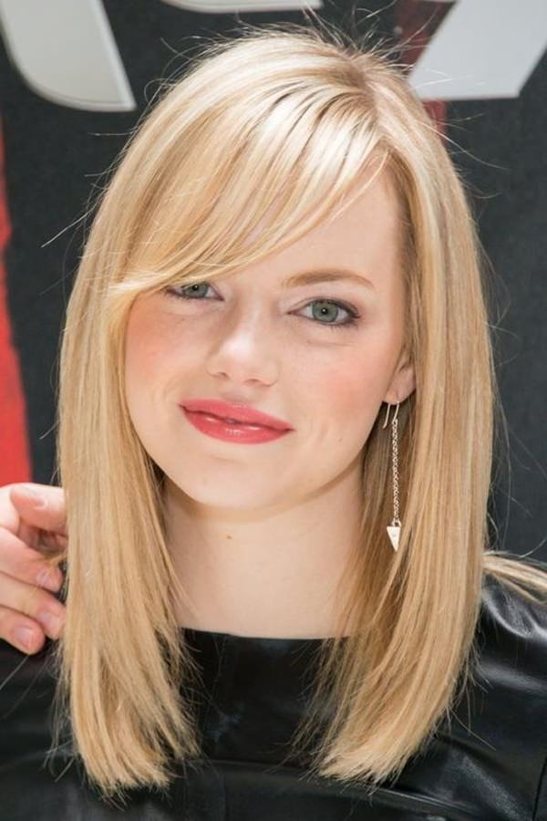 24 Glamorous Hairstyles with Swept  Bangs  Haircuts 