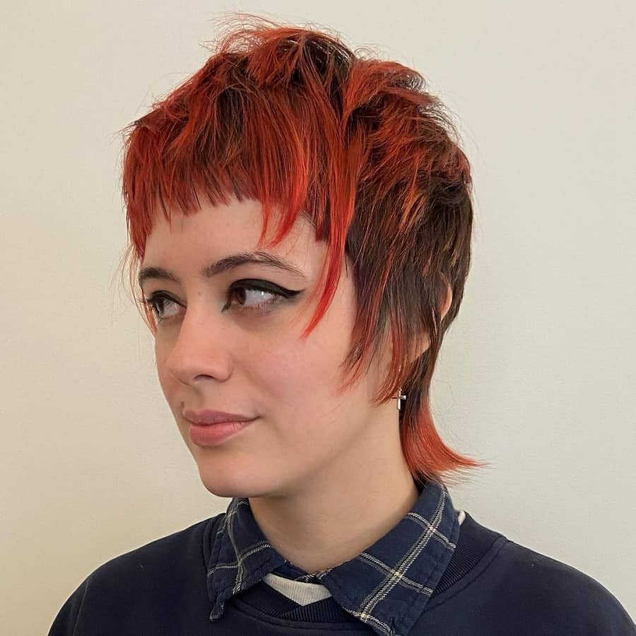 woman with androgynous haircut