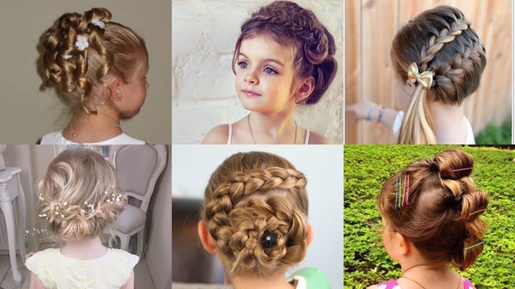 25 cute and charming little girl updos - haircuts