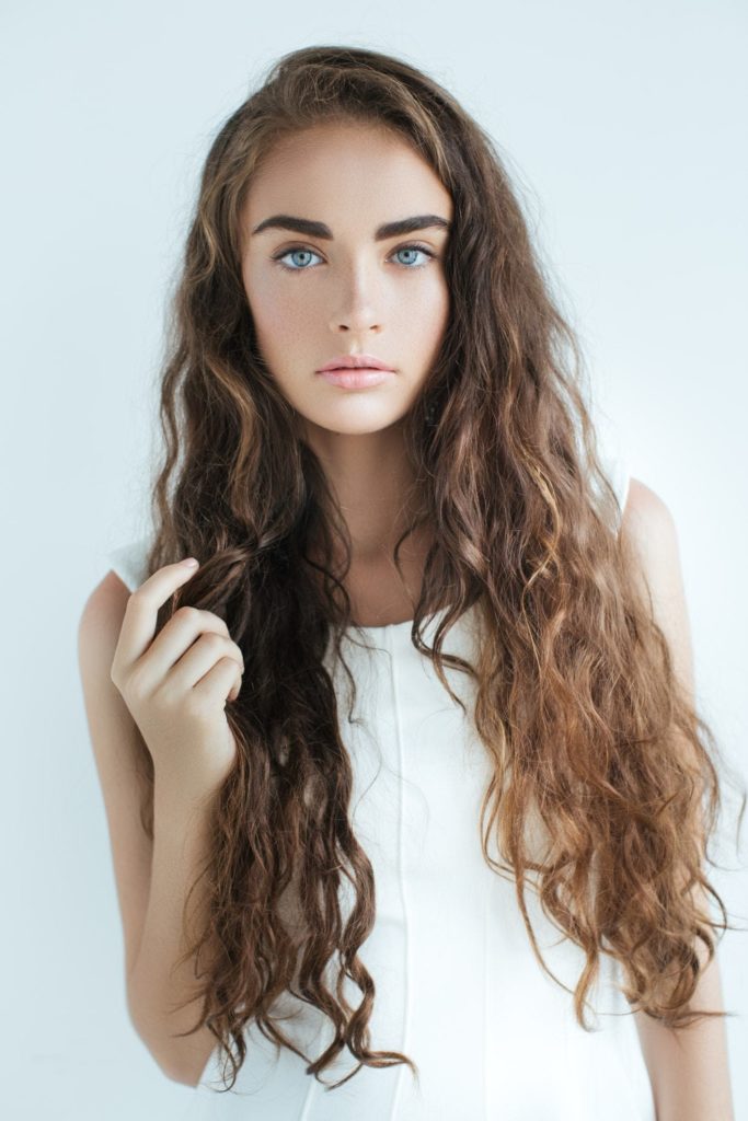 loose curl perms for long hair