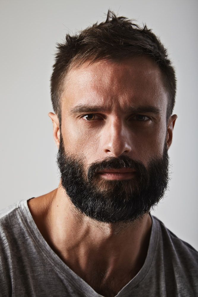 Short Hairstyles with Beard