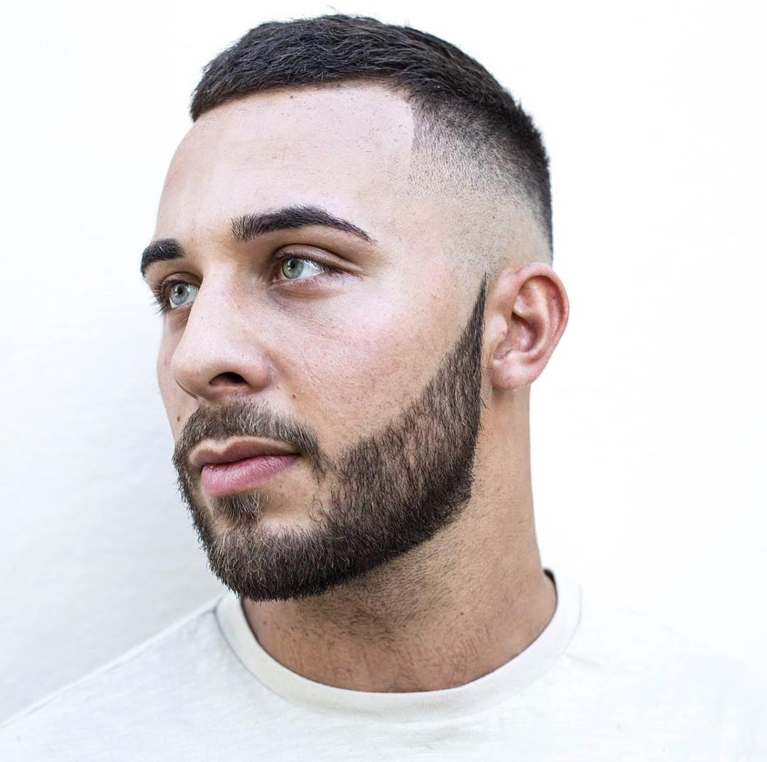 Short Hairstyles with Beard