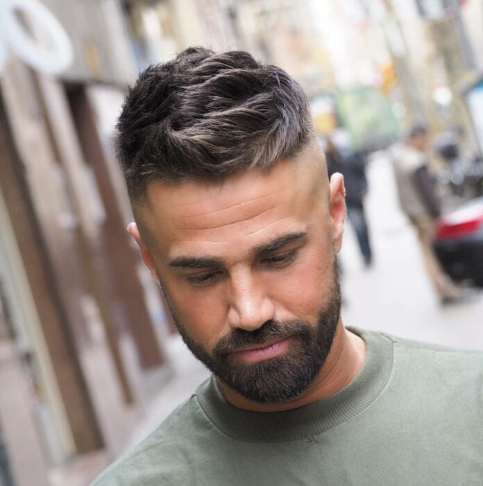 24 Ultra Modern Short Hairstyles with Beard - Hottest Haircuts