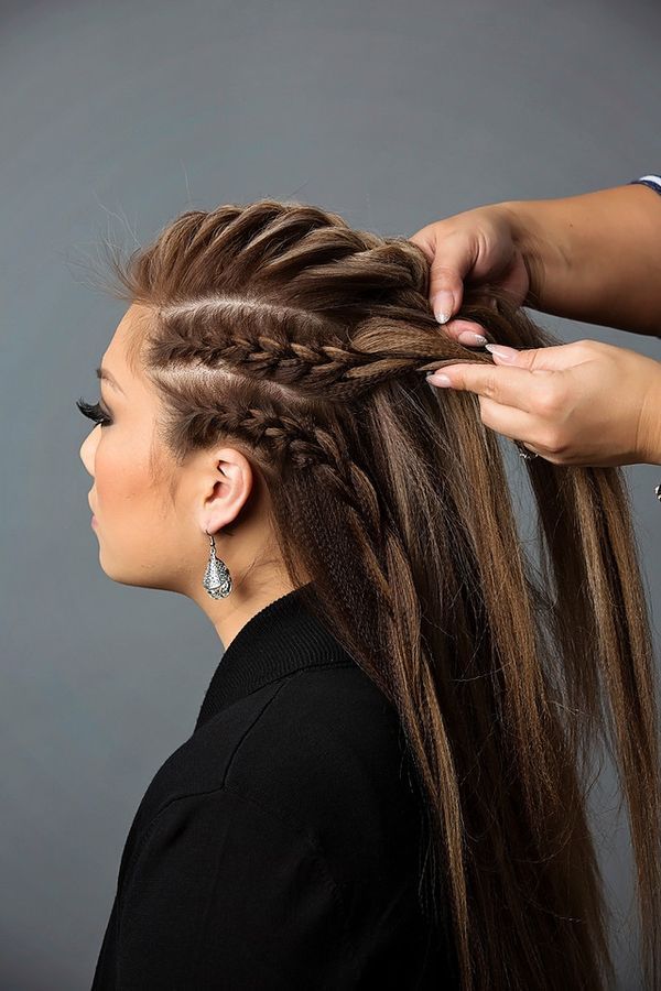 Side Braids Hairstyle