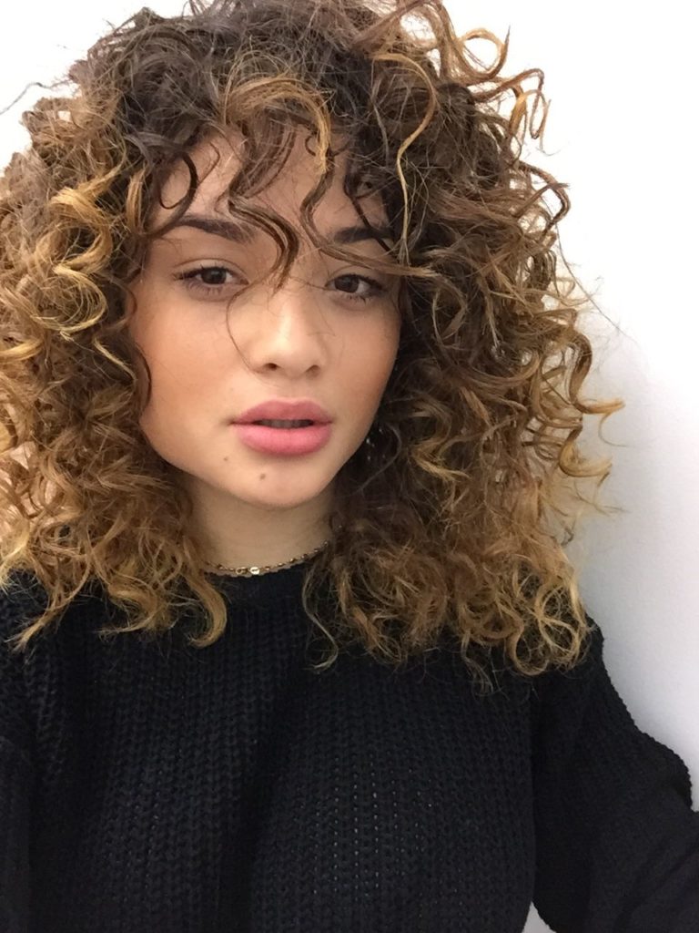 22 urban cool curly hairstyles with bangs - haircuts