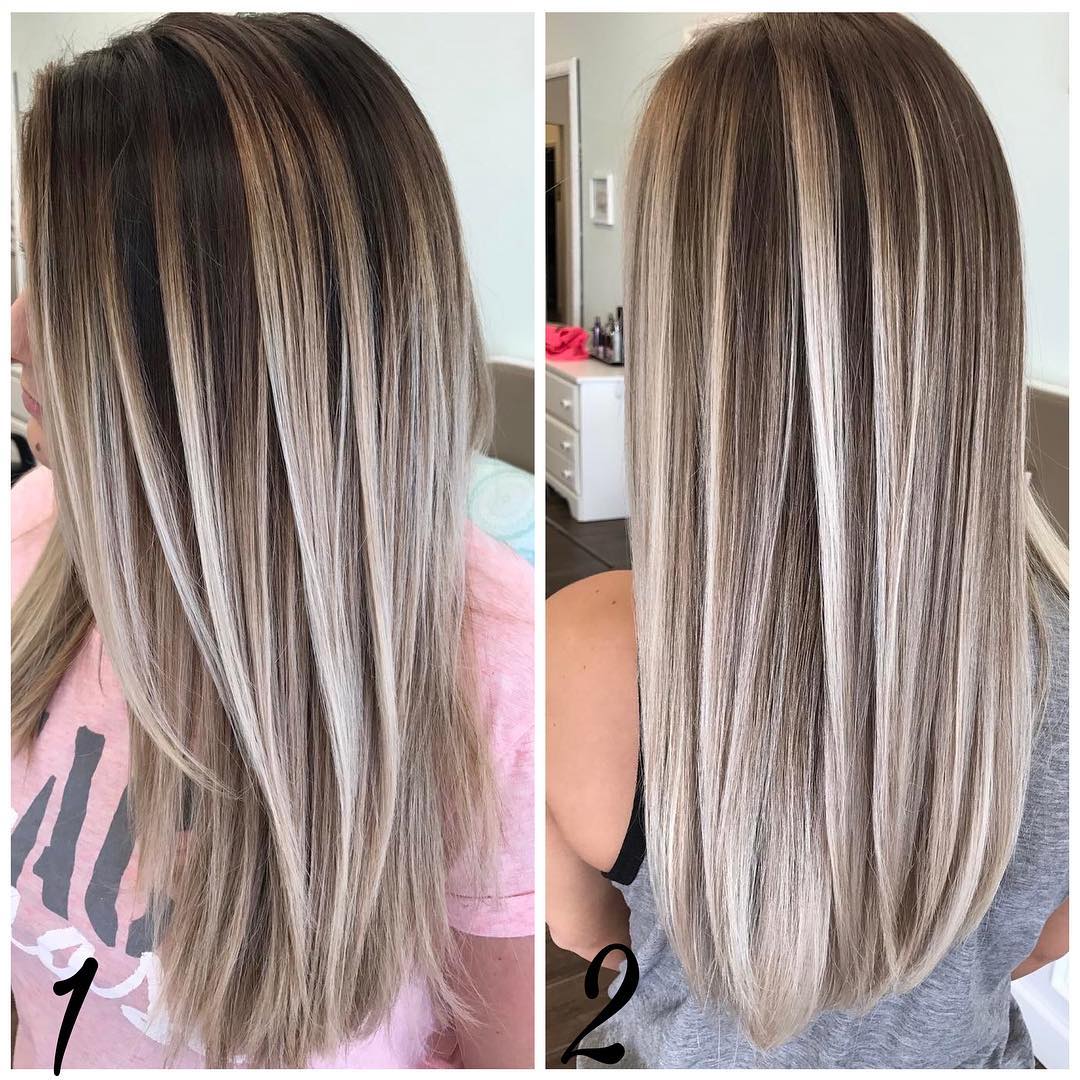 Frisuren mit Highlights